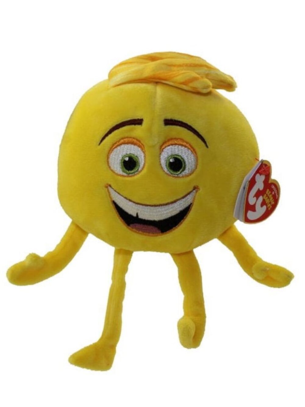 Ty  Beanie Babies Gene Plush The Emoji Movie 6" New w/Tag For Age 3+